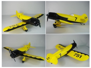 GeeBee Sport Aerobatic 3D RTF BL 5 ch Radio 6 axis gyro