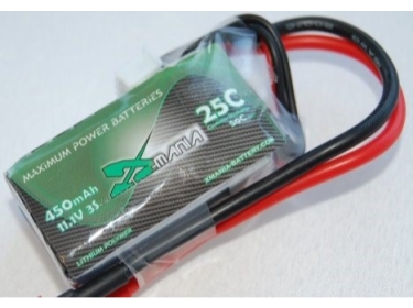 X-MANIA 11,1 volt 25C 450 mAh LiPo batteri