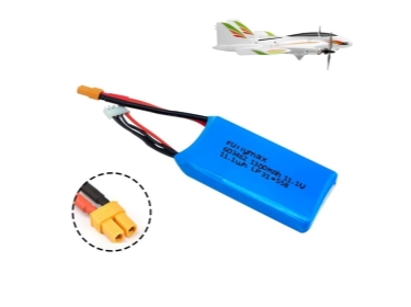 11,1 volt 3S 30C 1300 mAh LiPo XT60