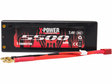 2S 7,4v 5500mah LiPo 30C Hard Case T-plugg