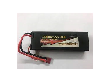 2S 7,4v 3300mah LiPo 30C Hard Case T-plugg