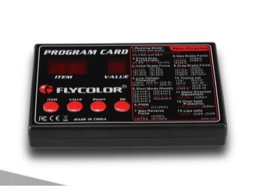 Flycolor ESC programmeringskort
