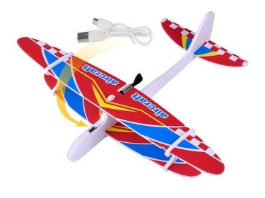 Ladbar motorisert dobbeldekker modellfly