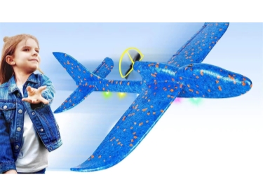 Condor V3 kastefly glider med motor og lysdioder - lang flytid!