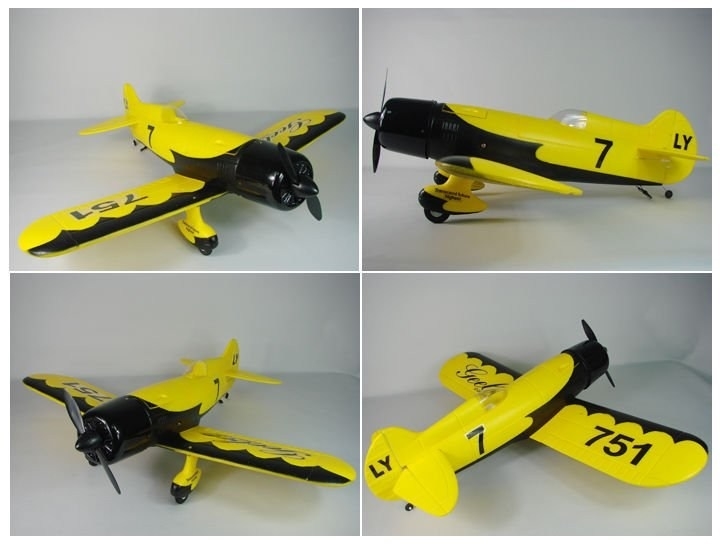 GeeBee Sport Aerobatic 3D RTF BL 5 ch Radio 6 axis gyro