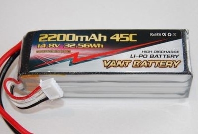 11,1 volt 3S 30C 3300 mAh LiPo Deans