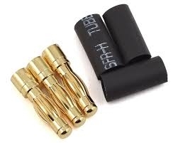 Amass 3,5 mm Gullkontakt hann motorside 3 stk
